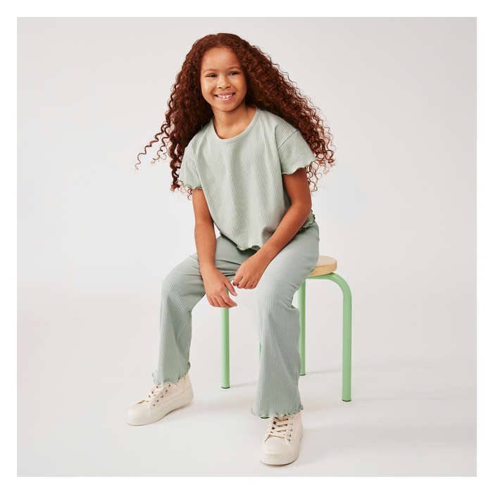 Kid Girls' Rib T-Shirt